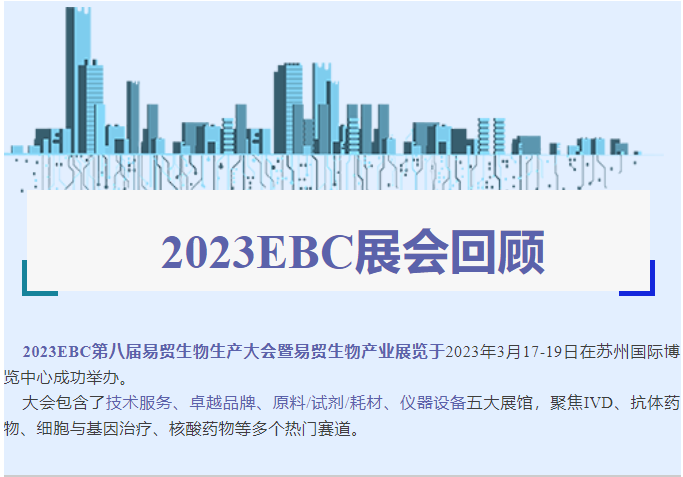 展会回顾|晟明生物 ▪ 2023EBC大会